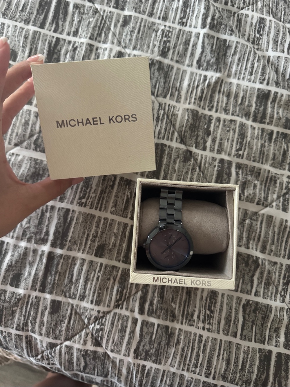 Michael Kors Dark Blue Stainless Steel Bracelet Watch